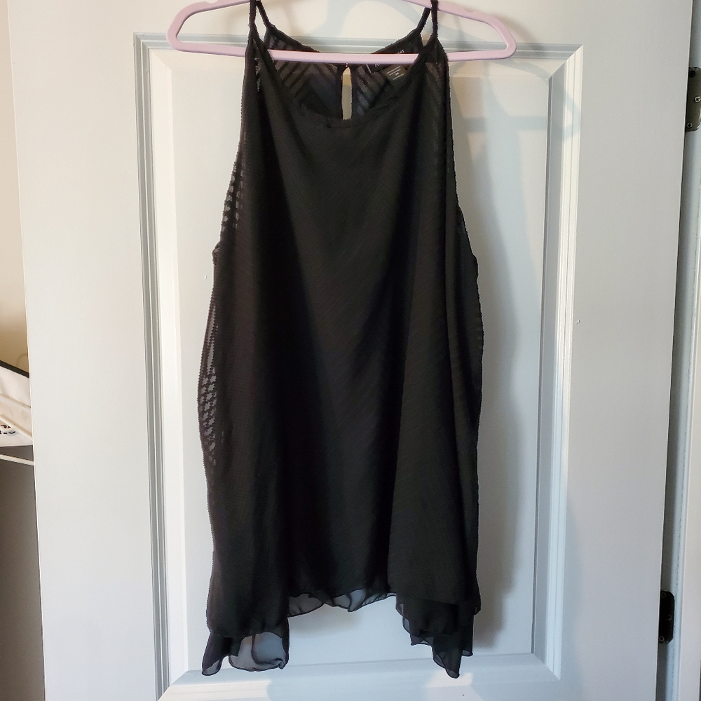 Ashley Stewart Black Shirt Size 26